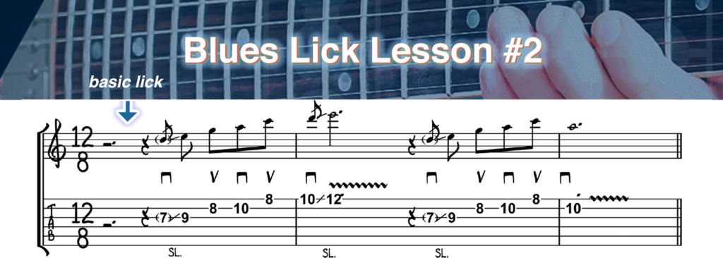 Blues Lick in A minor